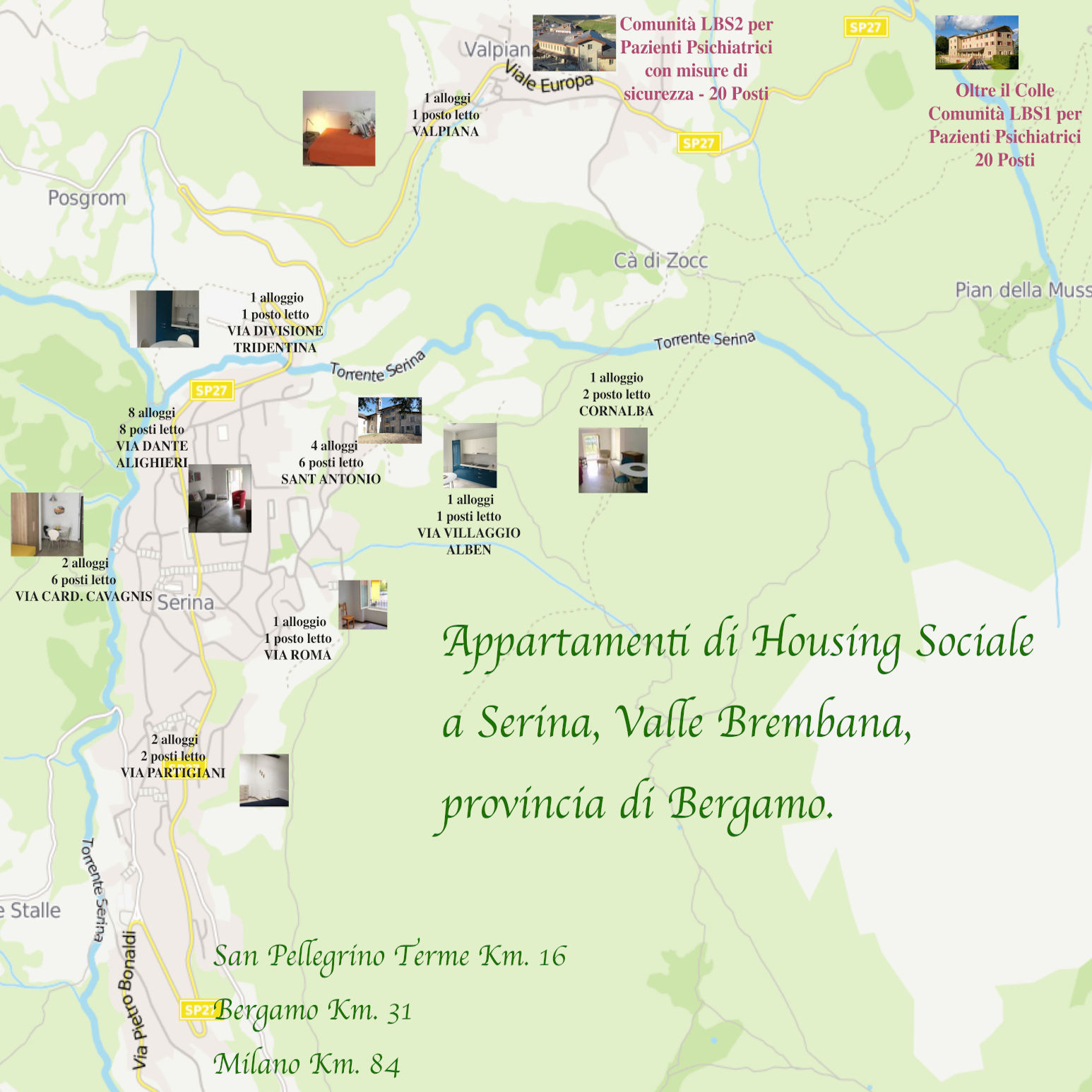 Focus strutture in Valle Serina